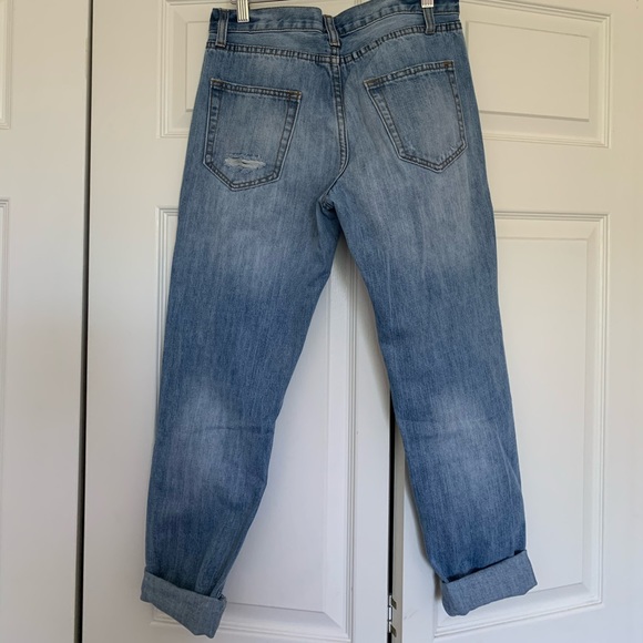 Piper & Scoot Boyfriend Destroyed Denim - Picture 2 of 2